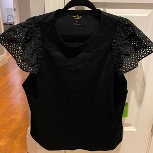 Kate Spade Media Eyelet Tee